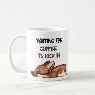 Väntar på kaffe   Funny Mug Kaffemugg