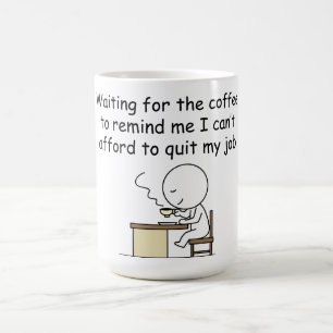 Väntar på kaffe kaffemugg