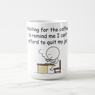 Väntar på kaffe kaffemugg