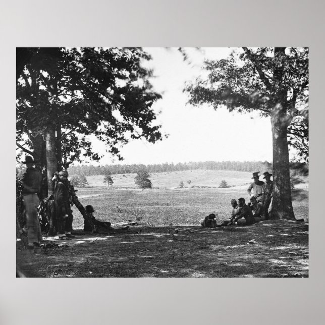 Väntar på Krig, 1862 Poster (Framsidan)