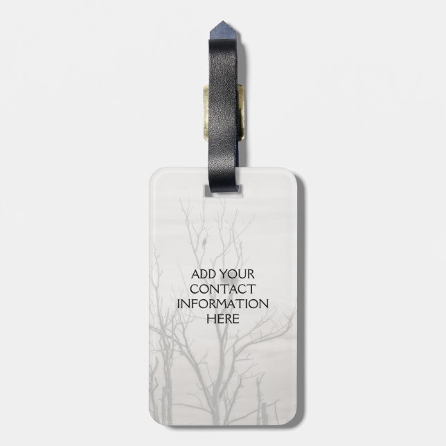 Väntar på Life Bagagebricka (Baksidan Lodrät)