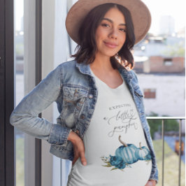 Väntar på lite Pumpkin Pojke T Shirt