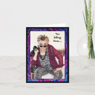 Väntar på livets mej- och lyckokort kort