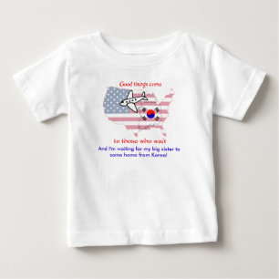 Väntar på min storesyster - Koreansk adoption T Shirt
