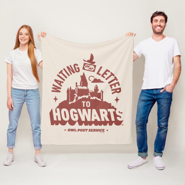 Väntar på mitt brev till HOGWARTS™ Fleecefilt (På plats)