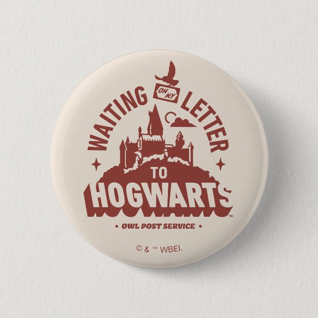 Väntar på mitt brev till HOGWARTS™ Knapp (Framsida)