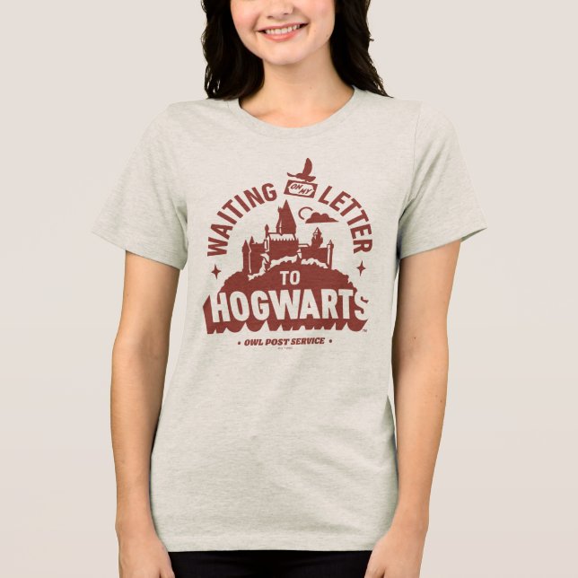 Väntar på mitt brev till HOGWARTS™ T Shirt (Framsida)