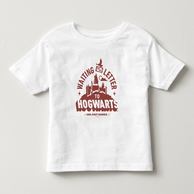 Väntar på mitt brev till HOGWARTS™ T Shirt (Framsida)