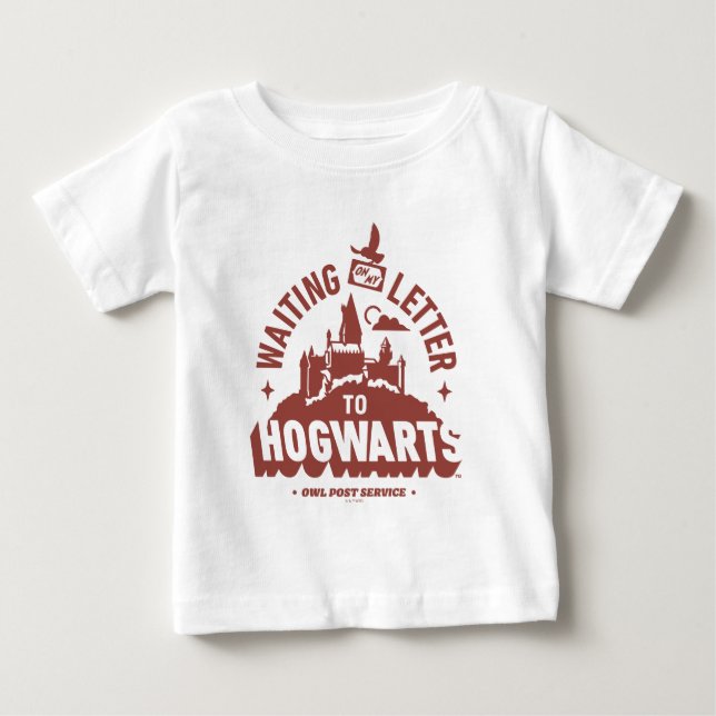 Väntar på mitt brev till HOGWARTS™ T Shirt (Framsida)