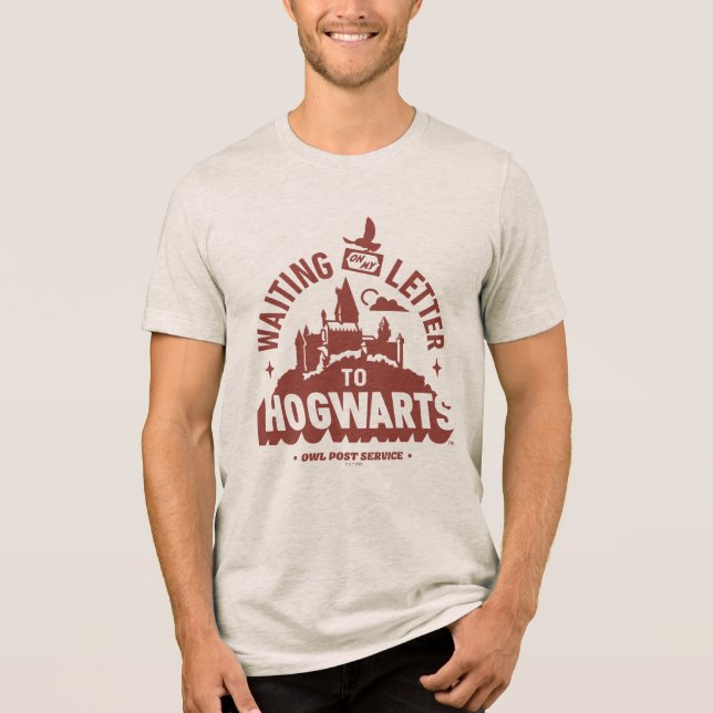 Väntar på mitt brev till HOGWARTS™ T Shirt (Framsida)
