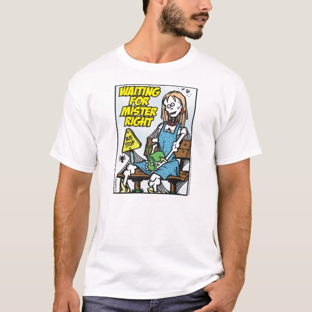 Väntar på Mr Höger Tee (Framsida)