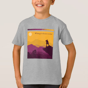 Väntar på nästa överblick T-shirt för Barn