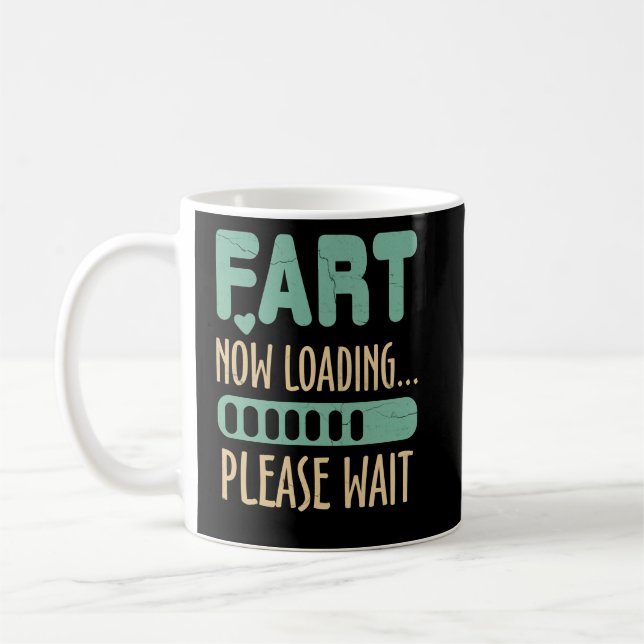 Väntar på Pappa-Joke Kaffemugg (Vänster)