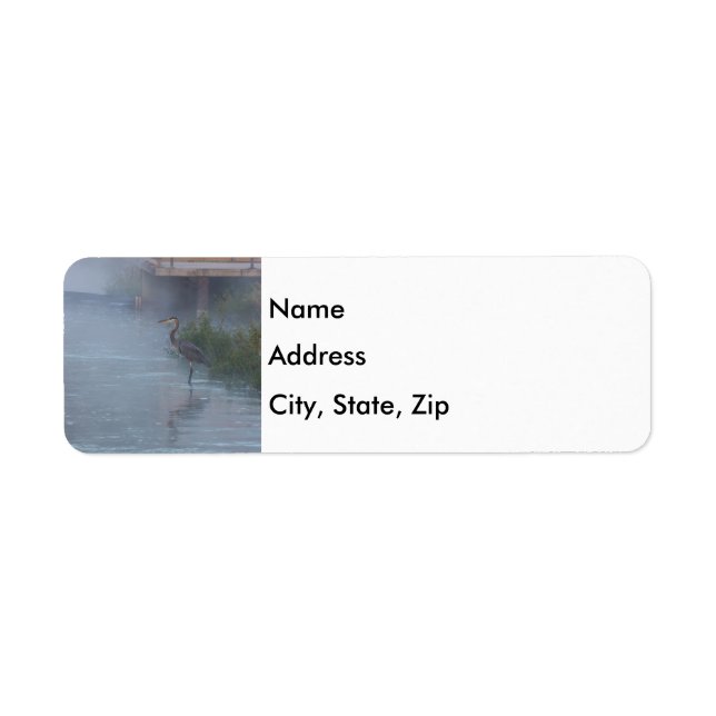 Väntar på patienter returadress etikett (Framsidan)