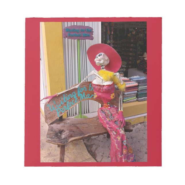 Väntar på Perfekt Man Anteckningsblock (Framsida)