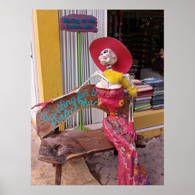 Väntar på Perfekt Man Poster (Framsidan)