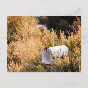 Väntar på posten. vykort