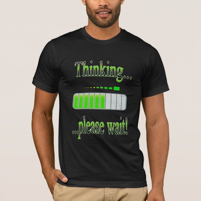 Väntar på pub t-shirt (Framsida)