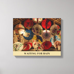 "VÄNTAR PÅ RAIN" CANVASTRYCK