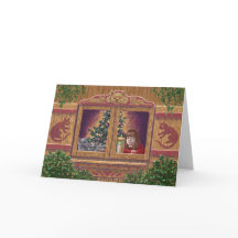 Väntar på Santa Cats och Julgran