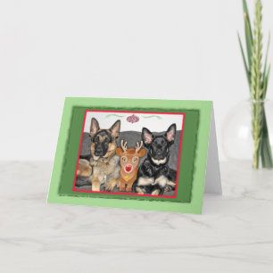 Väntar på Santa Helgdag Card Helgkort