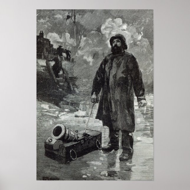 Väntar på signalen poster (Framsidan)