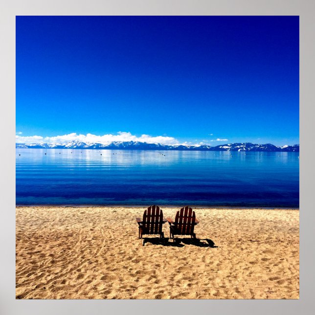 Väntar på sommaren på Sjö Tahoe Poster (Framsidan)