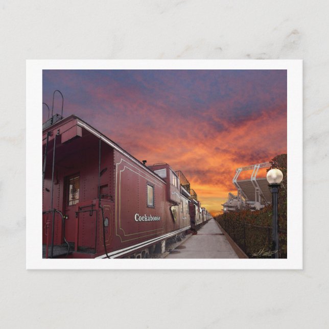 Väntar på speldag vykort (Framsida)