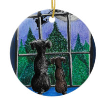 väntar på tomte hund