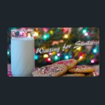 Väntar på tomten fraktsedel<br><div class="desc">Mjölk och Cookies i väntan på Santa Tomten</div>