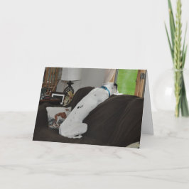 Väntar på tomten helgkort