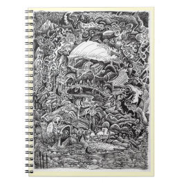 Väntar ut Maelstrom Anteckningsbok