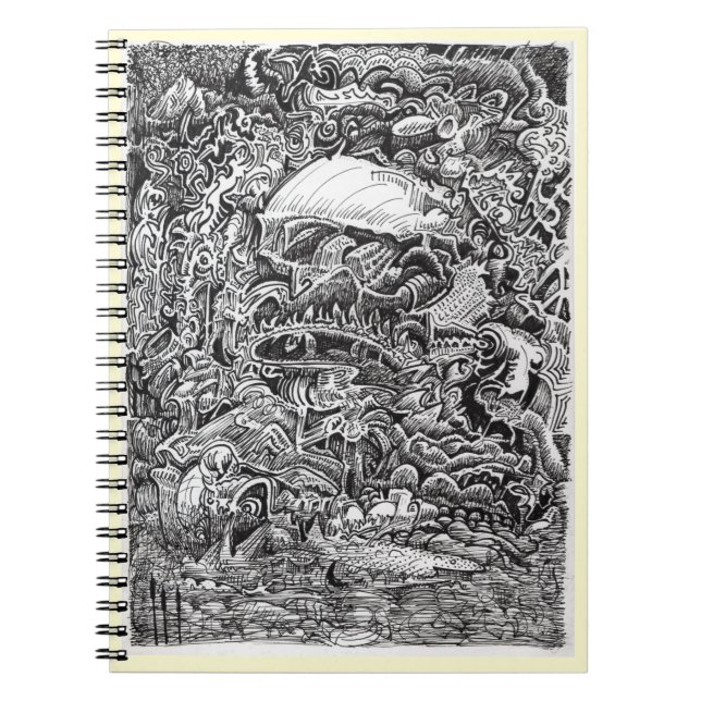 Väntar ut Maelstrom Anteckningsbok (Framsidan)