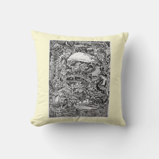 Väntar ut Maelstrom Kudde (Framsida)