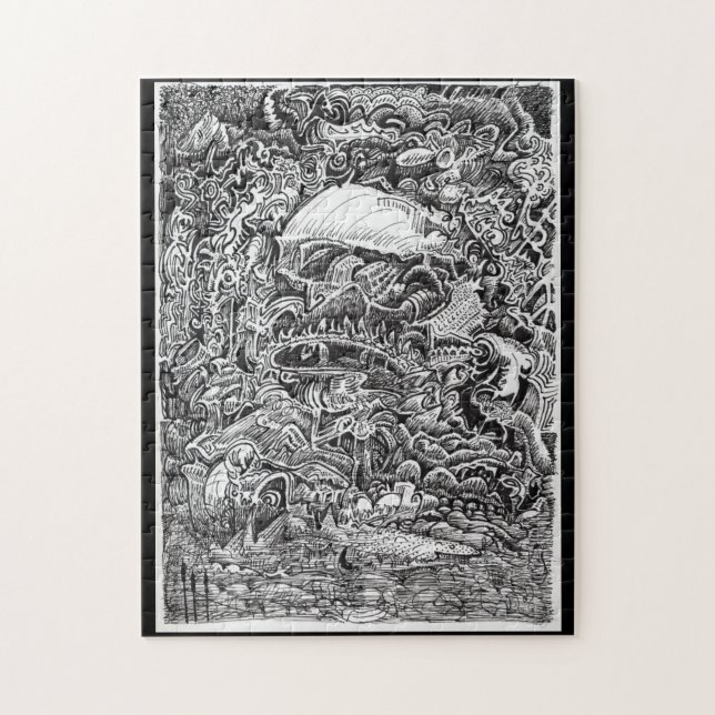 Väntar ut Maelstrom Pussel (Vertikal)