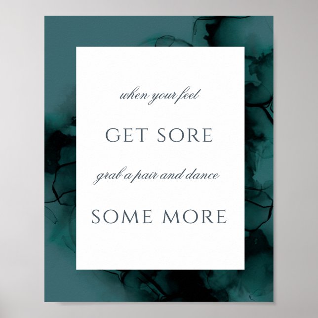 Vänteflopp för Lush Bläck bröllop Poster (Framsidan)