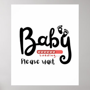 Väntegåva vid inläsning av baby poster