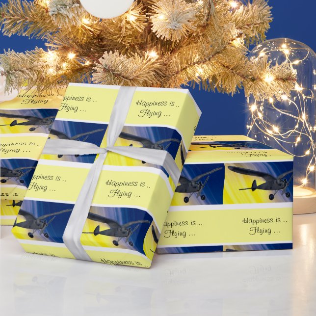 Vänteskrot - modellflygplan presentpapper (Helgdagar)