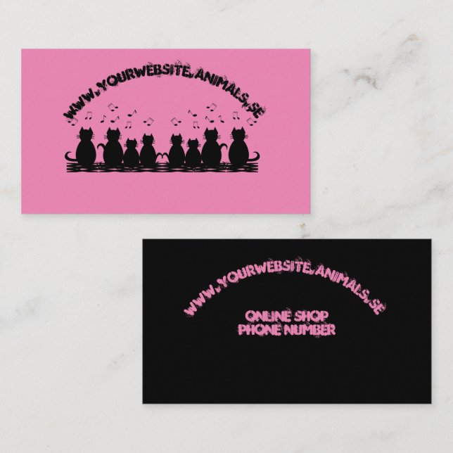 väntetid Anpassa Affärskort Visitkort (Fram/baksida)