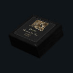 Väntetid för Kväll-boxens aktivitetsscen i jul Minnesask<br><div class="desc">Julboxen Kväll med väntetid,  öppnas inte förrän den 24 december,  Elegant Black and Faux Guld Ntivity Scene Unique Wooden Jewelry Keepsak Box,  Add Namn</div>