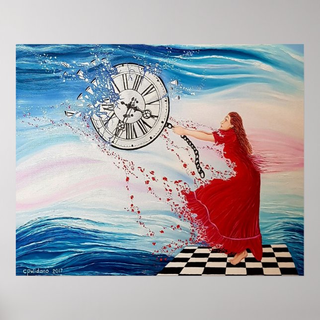 Väntetid | papper arkivtunga poster (Framsidan)