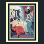 Väntetitel Mode Skriv ut 16 x 20 Poster<br><div class="desc">Mode Skriv ut 16 x 20 med Underbar Art Deco Social Scene</div>