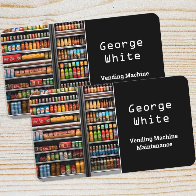 Vänteunderhåll Visitkort (Vending Services Visiting Cards)
