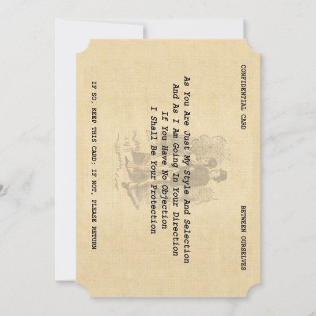 Väntkort för män (hakparentes 5 x 7 tum) (Framsida)