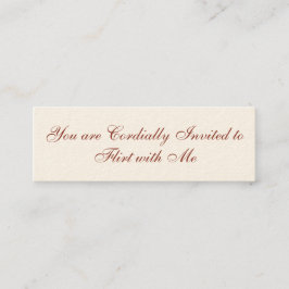 Väntkort Mini Visitkort