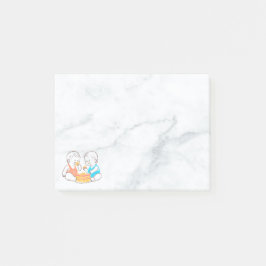 Väntnoter vid inlägg post-it block