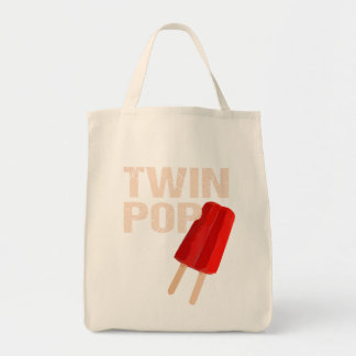 Väntpunktsgåva för farfar Twillingar Pappa Tshirt  Tygkasse