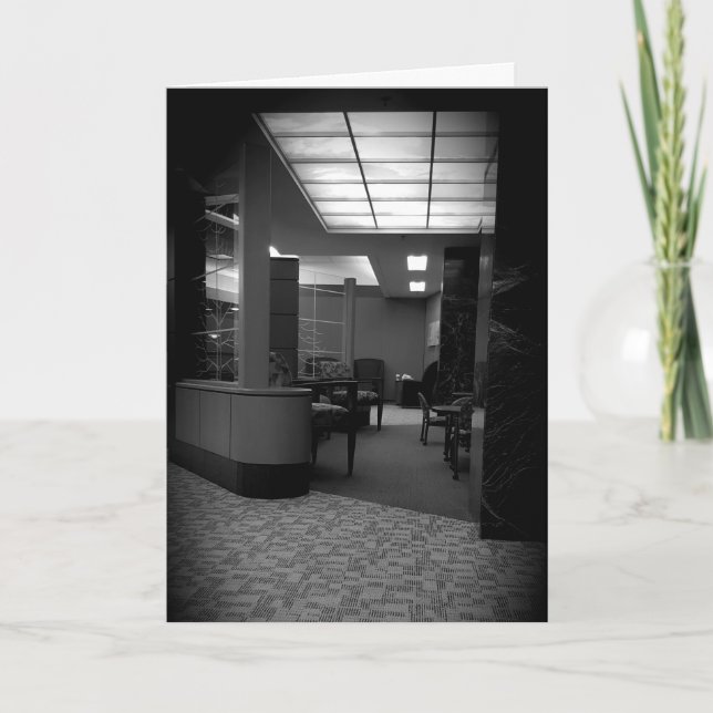 "Väntrum på klinik" Snart återställd kort (Framsida)