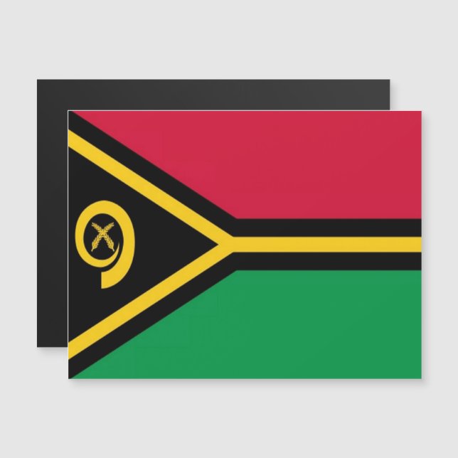 Vanuatu - Flagga - (Fram/baksida)