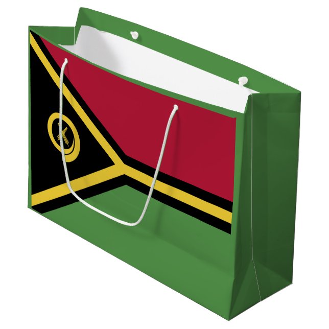 Vanuatu flagga (Framsidan Vinklad)
